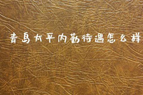 青岛太平内勤待遇怎么样_https://cj002.lansai.wang_保险问答_第1张