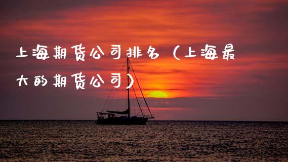 上海期货公司排名（上海最大的期货公司）_https://cj002.lansai.wang_财经问答_第1张