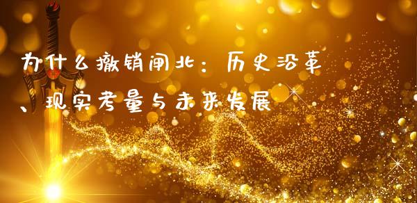 为什么撤销闸北：历史沿革、现实考量与未来发展_https://cj002.lansai.wang_会计问答_第1张