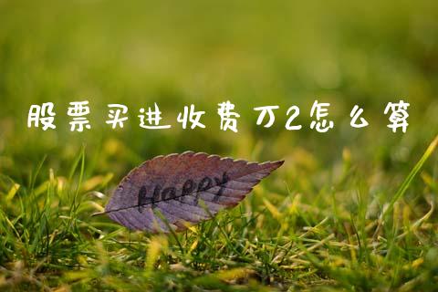 股票买进收费万2怎么算_https://cj002.lansai.wang_期货问答_第1张