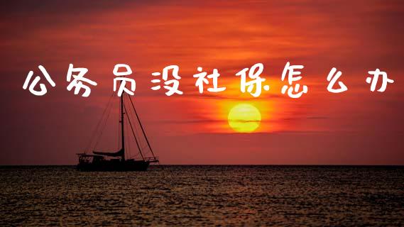 公务员没社保怎么办_https://cj002.lansai.wang_保险问答_第1张