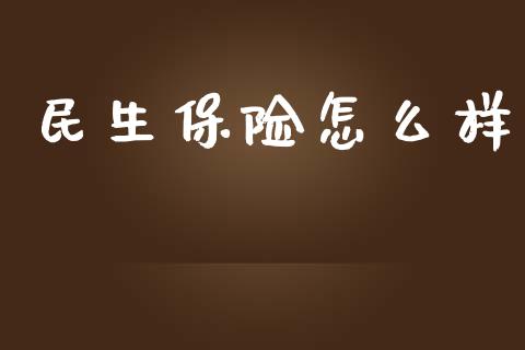 民生保险怎么样_https://cj002.lansai.wang_保险问答_第1张