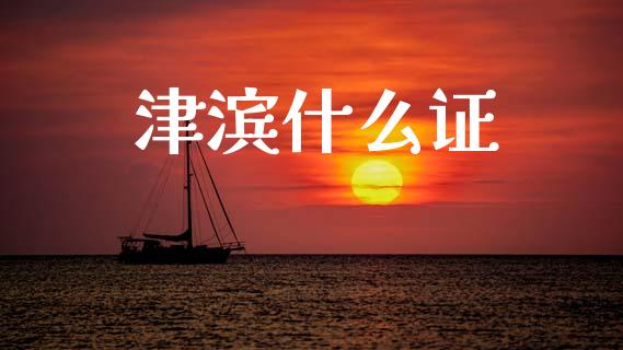 津滨什么证_https://cj002.lansai.wang_财经百问_第1张