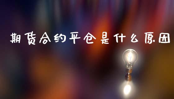 期货合约平仓是什么原因_https://cj002.lansai.wang_理财问答_第1张