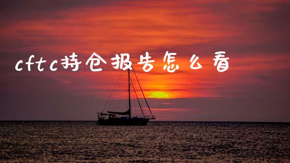 cftc持仓报告怎么看_https://cj002.lansai.wang_财经百问_第1张