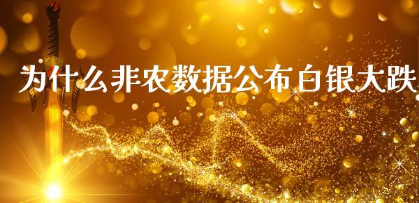 为什么非农数据公布白银大跌_https://cj002.lansai.wang_期货问答_第1张