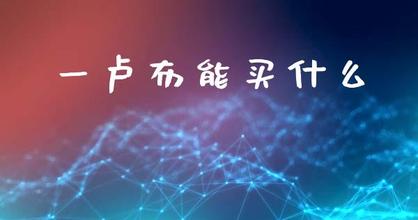 一卢布能买什么_https://cj002.lansai.wang_财经问答_第1张