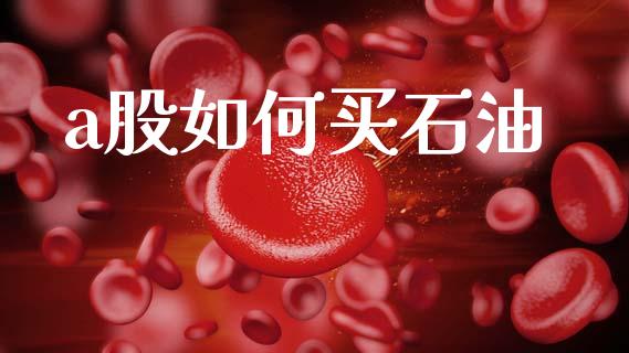 a股如何买石油_https://cj002.lansai.wang_财经百问_第1张