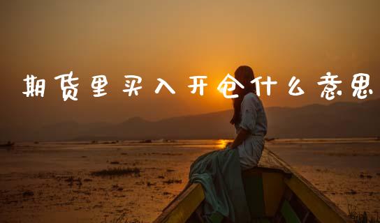 期货里买入开仓什么意思_https://cj002.lansai.wang_财经百问_第1张