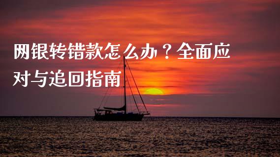 网银转错款怎么办？全面应对与追回指南_https://cj002.lansai.wang_财经问答_第1张