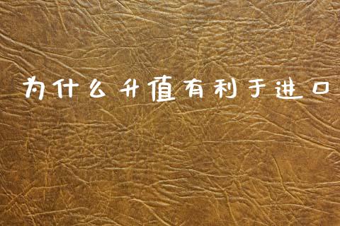 为什么升值有利于进口_https://cj002.lansai.wang_股市问答_第1张