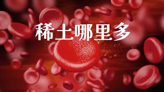 稀土哪里多_https://cj002.lansai.wang_股市问答_第1张