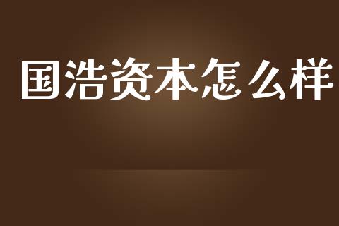 国浩资本怎么样_https://cj002.lansai.wang_期货问答_第1张