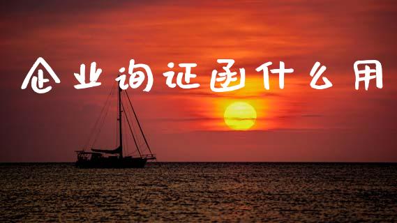 企业询证函什么用_https://cj002.lansai.wang_会计问答_第1张