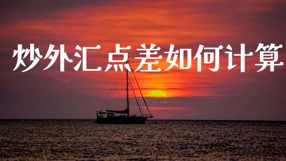 炒外汇点差如何计算_https://cj002.lansai.wang_财经问答_第1张
