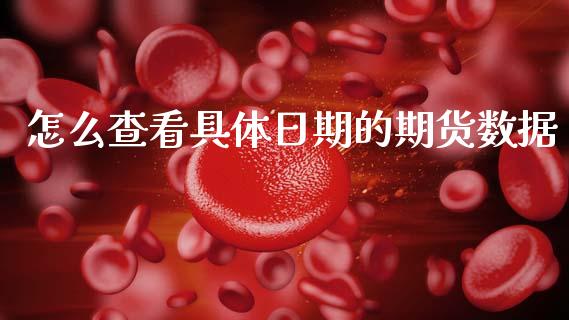怎么查看具体日期的期货数据_https://cj002.lansai.wang_期货问答_第1张