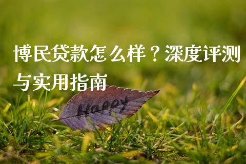 博民贷款怎么样？深度评测与实用指南_https://cj002.lansai.wang_金融问答_第1张
