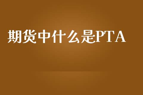期货中什么是PTA_https://cj002.lansai.wang_期货问答_第1张