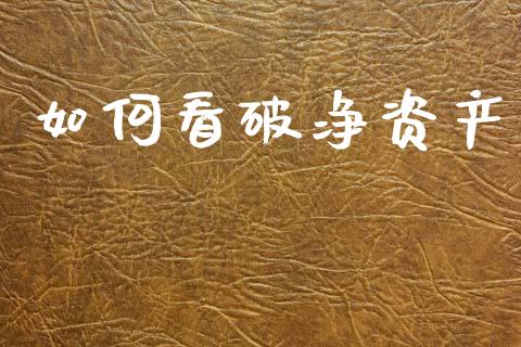 如何看破净资产_https://cj002.lansai.wang_财经问答_第1张