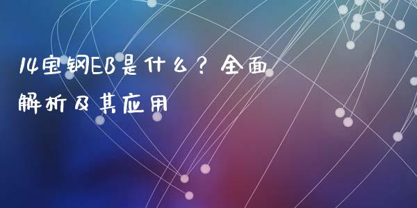 14宝钢EB是什么？全面解析及其应用_https://cj002.lansai.wang_保险问答_第1张