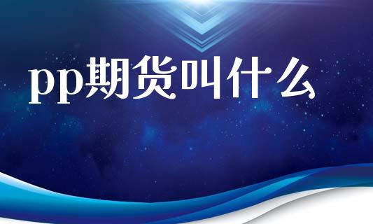 pp期货叫什么_https://cj002.lansai.wang_股市问答_第1张