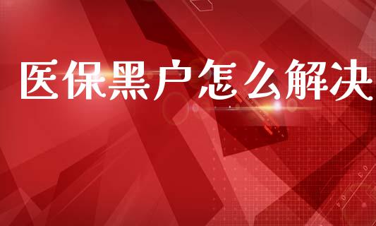 医保黑户怎么解决_https://cj002.lansai.wang_保险问答_第1张