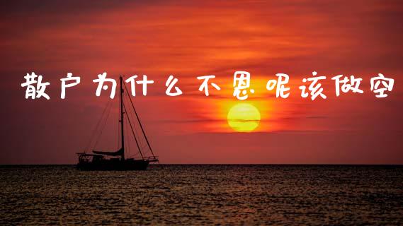 散户为什么不恩呢该做空_https://cj002.lansai.wang_期货问答_第1张