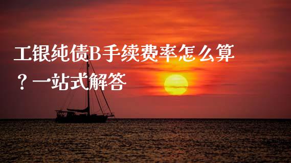 工银纯债B手续费率怎么算？一站式解答_https://cj002.lansai.wang_股市问答_第1张