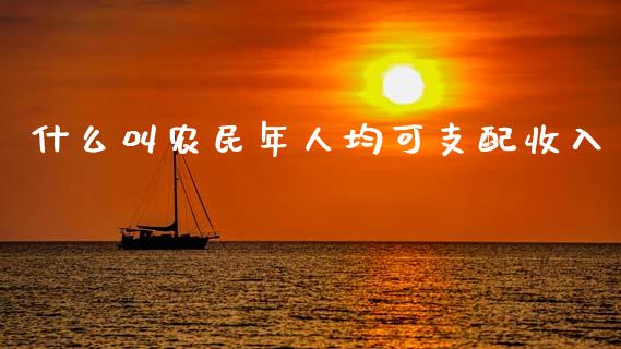 什么叫农民年人均可支配收入_财经百问_第1张_财经百问网 什么叫农民年人均可支配收入_https://cj002.lansai.wang_财经百问_第1张