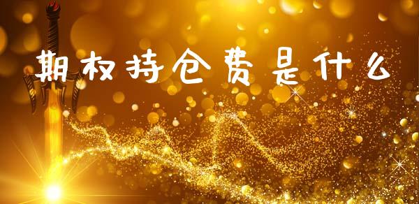 期权持仓费是什么_https://cj002.lansai.wang_期货问答_第1张