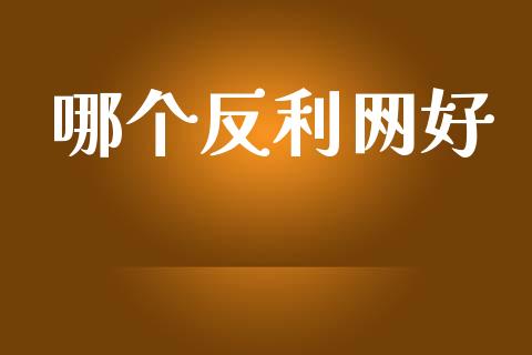 哪个反利网好_https://cj002.lansai.wang_期货问答_第1张