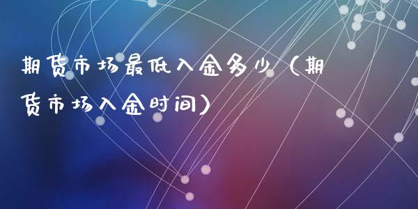 期货市场最低入金多少（期货市场入金时间）_https://cj002.lansai.wang_会计问答_第1张