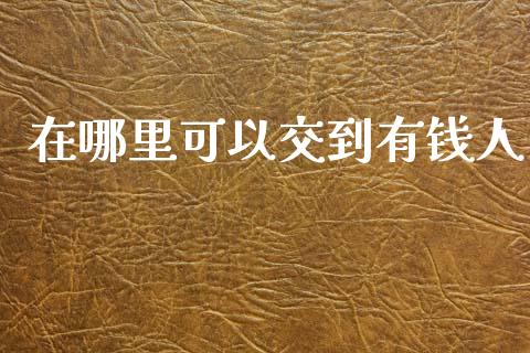 在哪里可以交到有钱人_https://cj002.lansai.wang_财经百问_第1张