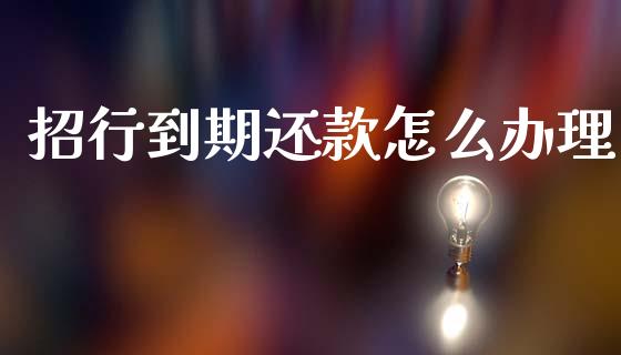 招行到期还款怎么办理_https://cj002.lansai.wang_金融问答_第1张