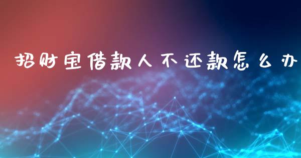 招财宝借款人不还款怎么办_https://cj002.lansai.wang_财经问答_第1张