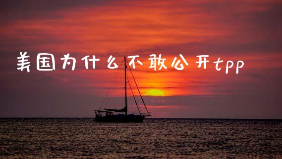 美国为什么不敢公开tpp_https://cj002.lansai.wang_财经问答_第1张