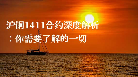 沪铜1411合约深度解析：你需要了解的一切_https://cj002.lansai.wang_保险问答_第1张