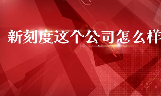 新刻度这个公司怎么样_https://cj002.lansai.wang_财经问答_第1张