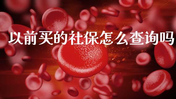 以前买的社保怎么查询吗_https://cj002.lansai.wang_保险问答_第1张