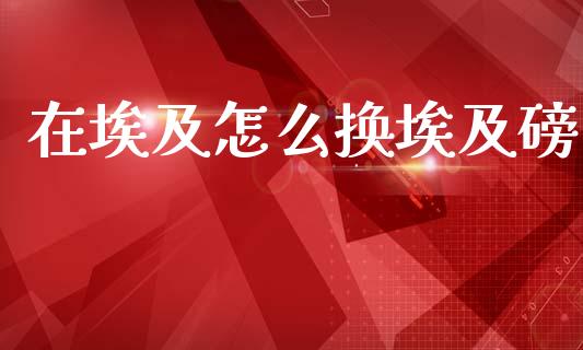 在埃及怎么换埃及磅_https://cj002.lansai.wang_财经问答_第1张