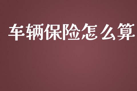车辆保险怎么算_https://cj002.lansai.wang_保险问答_第1张