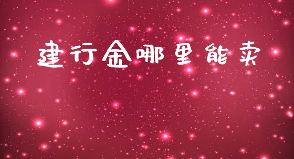 建行金哪里能卖_https://cj002.lansai.wang_理财问答_第1张