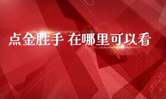 点金胜手 在哪里可以看_https://cj002.lansai.wang_股市问答_第1张