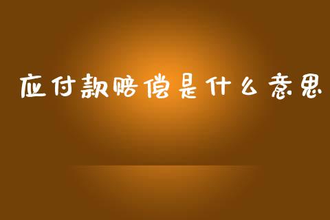 应付款赔偿是什么意思_https://cj002.lansai.wang_会计问答_第1张