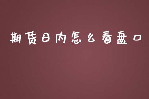 期货日内怎么看盘口_https://cj002.lansai.wang_保险问答_第1张