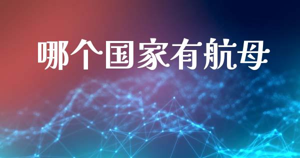 哪个国家有航母_https://cj002.lansai.wang_股市问答_第1张