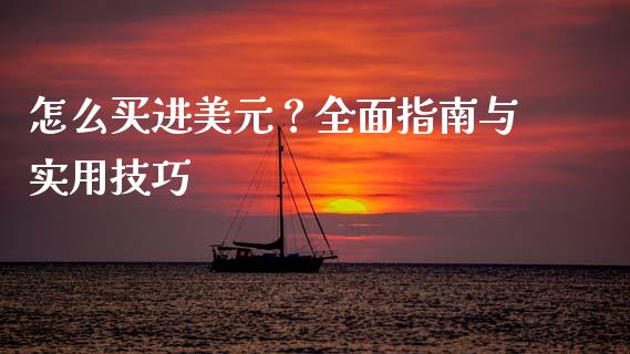 怎么买进美元？全面指南与实用技巧_https://cj002.lansai.wang_期货问答_第1张