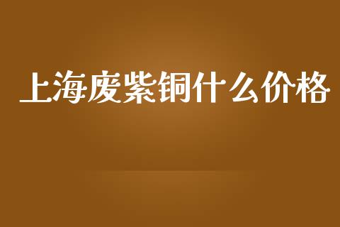 上海废紫铜什么价格_https://cj002.lansai.wang_股市问答_第1张