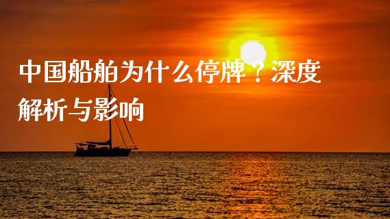 中国船舶为什么停牌？深度解析与影响_https://cj002.lansai.wang_财经百问_第1张