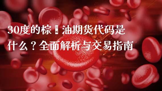 30度的棕榈油期货代码是什么？全面解析与交易指南_https://cj002.lansai.wang_金融问答_第1张